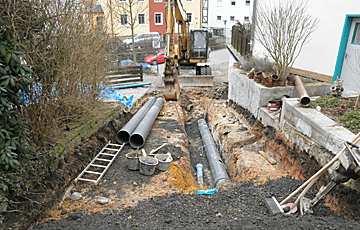 Grundstücksentwässerungsanlage (GEA)/ Zuleitungskanäle